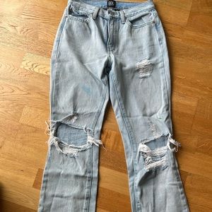 Urbane outfitters BDG tipped pants with paint splatter